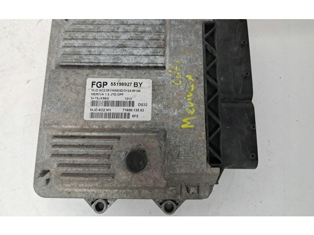 Блок управления двигателем Блок управления KS036 Opel Meriva A