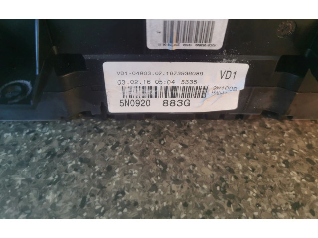 Přístrojová deska  Volkswagen Tiguan 2007 5N0920883G  