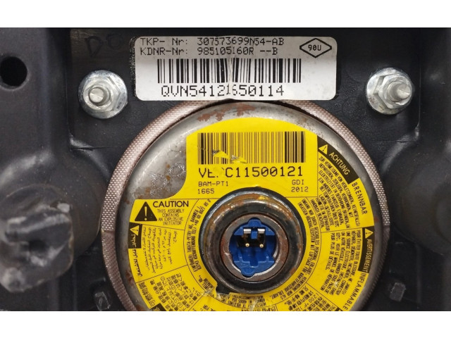 Подушка безопасности водителя 985105160R Dacia Lodgy