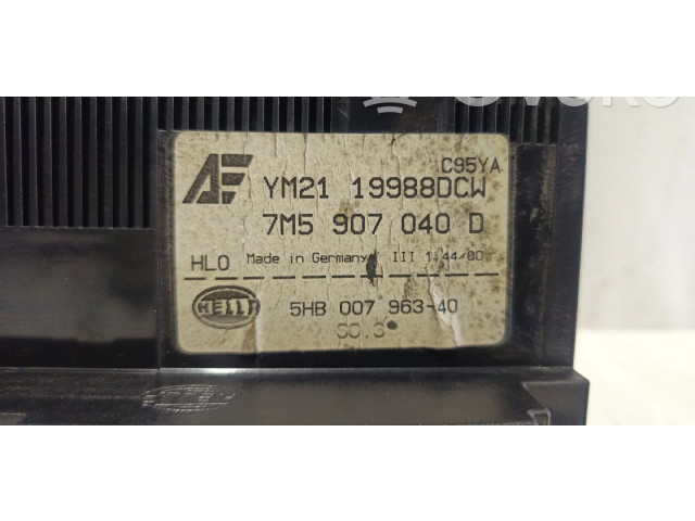 Блок управления климат-контролем 7M5907040D Ford Galaxy