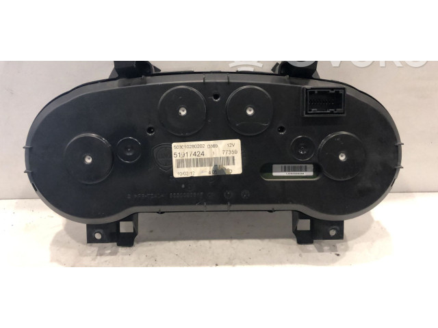 Přístrojová deska Fiat Punto Evo 2010