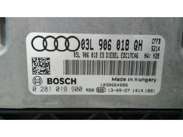 Řídící jednotka 03L906018QH, 0281019900 Audi RS Q3 2014