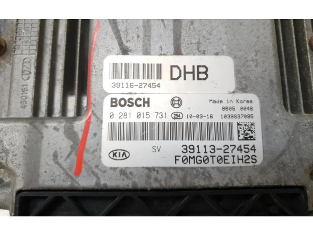 Турбина Блок управления двигателя KIA Magentis  3911327455, 128549   для  D4EA      