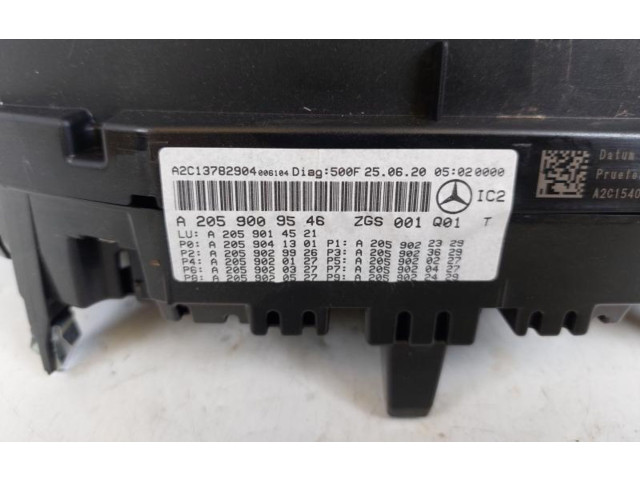 Přístrojová deska Mercedes-Benz GLC C253 2015 A2059009546, A2059009546