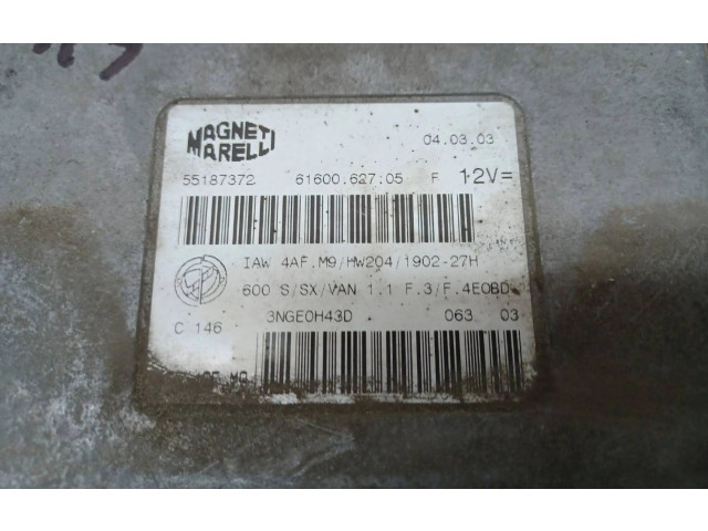 Řídící jednotka 55187372, 6160062705 Fiat Seicento/600 2001