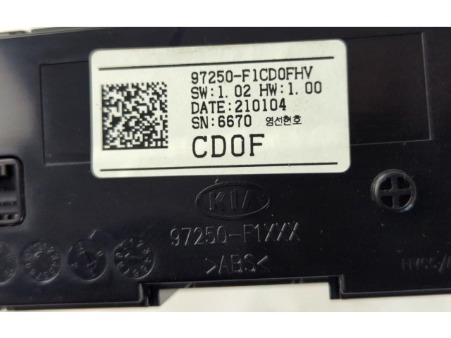 Блок управления климат-контролем 97250-F1CD0FHV   KIA Sportage