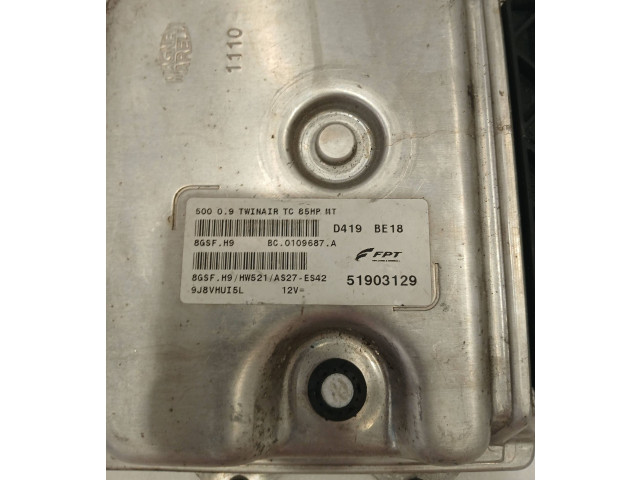 Řídící jednotka 51903129, BC0109687A Fiat 500 2011