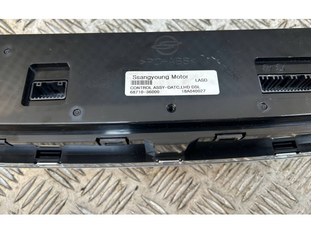 Блок управления климат-контролем 6871036000 SsangYong Rexton