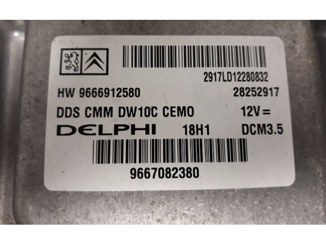 Řídící jednotka 1607213880 Peugeot RCZ 2011