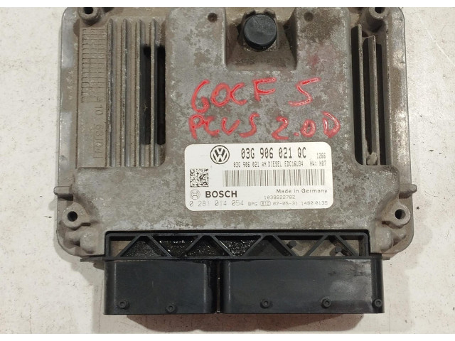 Комплект блоков управления 0281014054, 0281014054 Volkswagen Golf Plus