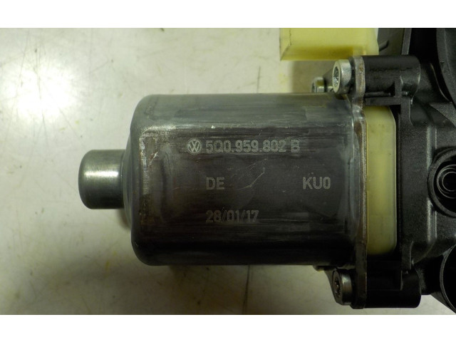 Электрический механизм для подъема окна без двигателя     5Q0959802B, 5Q0959802B    Skoda Octavia Mk3 (5E) 