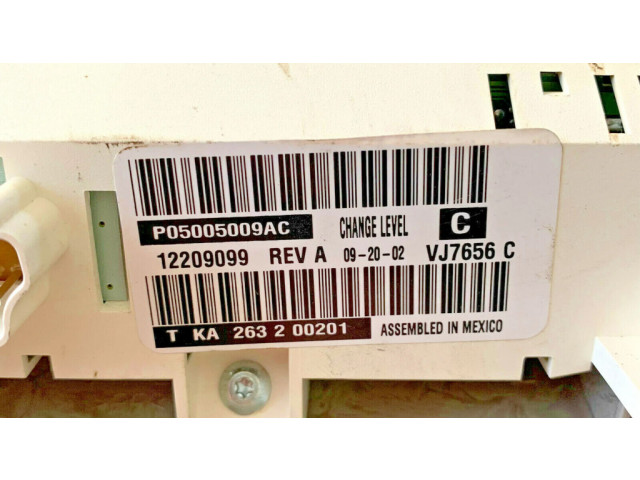 Блок управления климат-контролем P05005009AC   Chrysler Town & Country IV