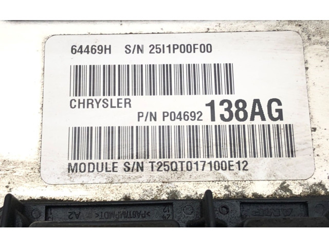 Блок управления двигателем Блок управления P04692138AG Jeep Grand Cherokee (WK)