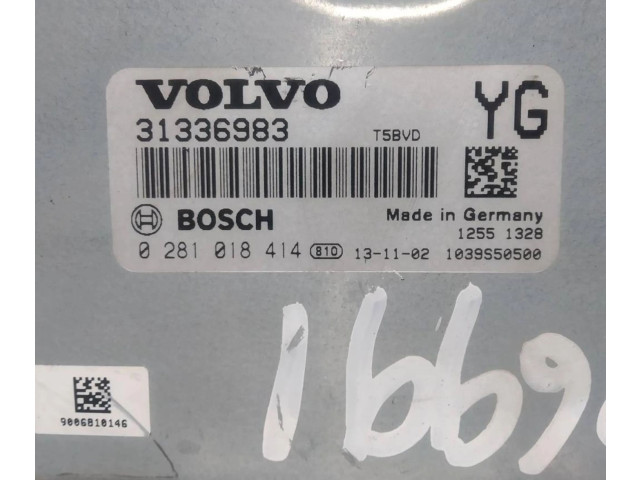 Блок управления двигателем Блок управления 31336983   Volvo S80
