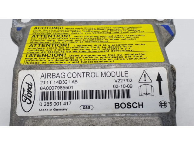 Блок подушек безопасности 2T1T14B321AB, 0285001417 Ford Transit