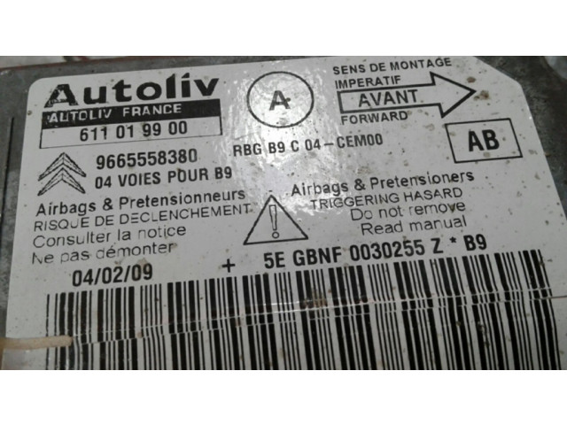 Блок подушек безопасности 9665558380 Citroen Berlingo