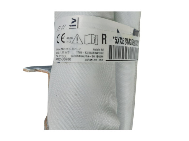 Боковая подушка безопасности 9838536080   Citroen C5 X
