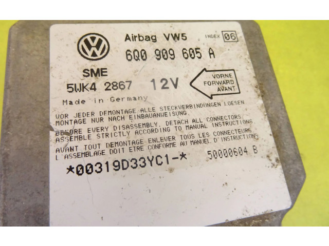 Řídící jednotka 6Q0909605A Volkswagen New Beetle 2001