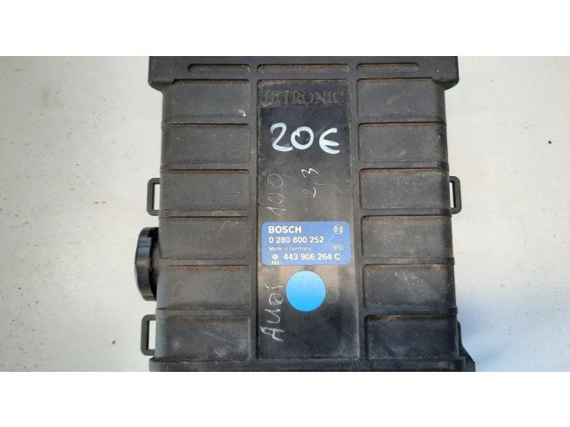 Блок управления 0280800252, 443906264 Audi 100 200 5000 C3