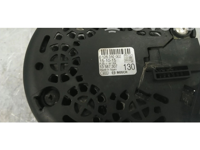 Генератор 13587307, 0126312002 Vauxhall Astra K