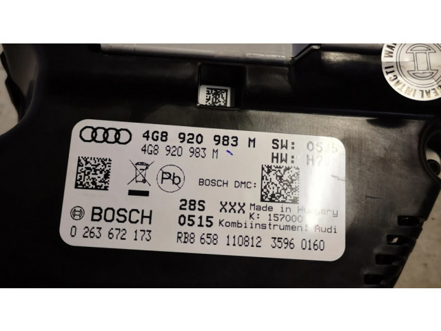 Панель приборов 4G8920983M   Audi A6 C7       