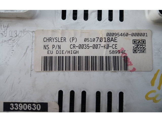 Панель приборов 05107018AE, E3-B6-22-2 Jeep Compass