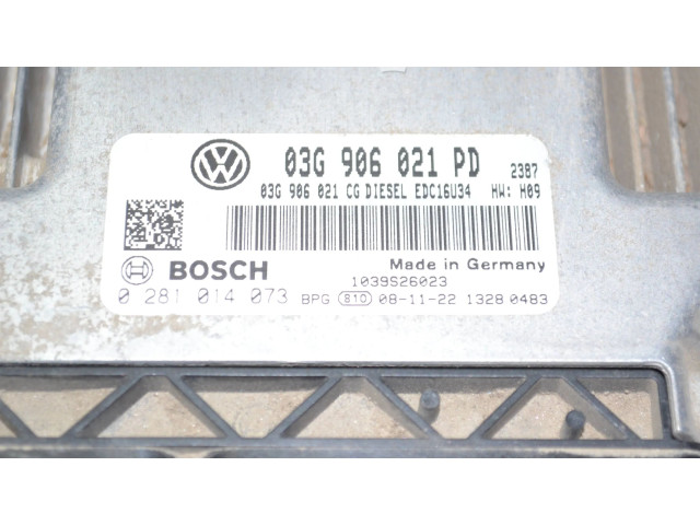 Řídící jednotka 03G906021CG, 0281014073 Volkswagen Caddy 2008