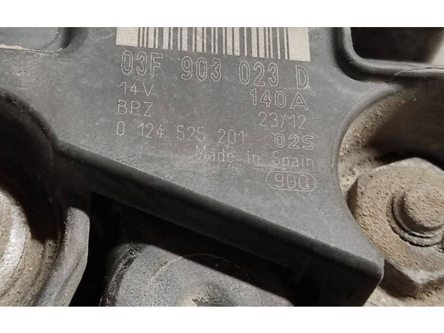 Генератор 03F903023D, 0124525201 Skoda Yeti (5L)