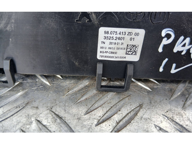 Блок управления климат-контролем 98075413ZD   Peugeot Partner III