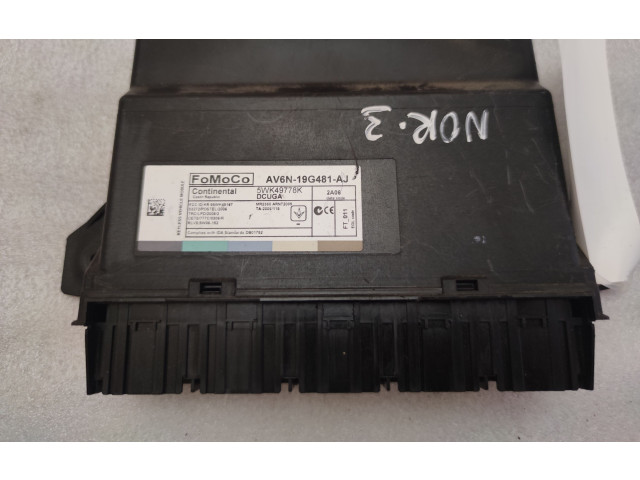 Блок комфорта AV6N19G481AJ, 5WK49778K   Ford Grand C-MAX   