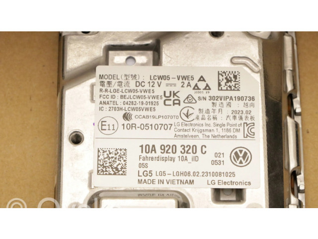 Přístrojová deska Volkswagen ID.4 2023 10A920320C, 10R-0510707