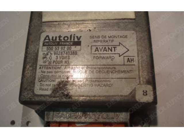 Блок подушек безопасности 550539200, 9628740380   Peugeot 306