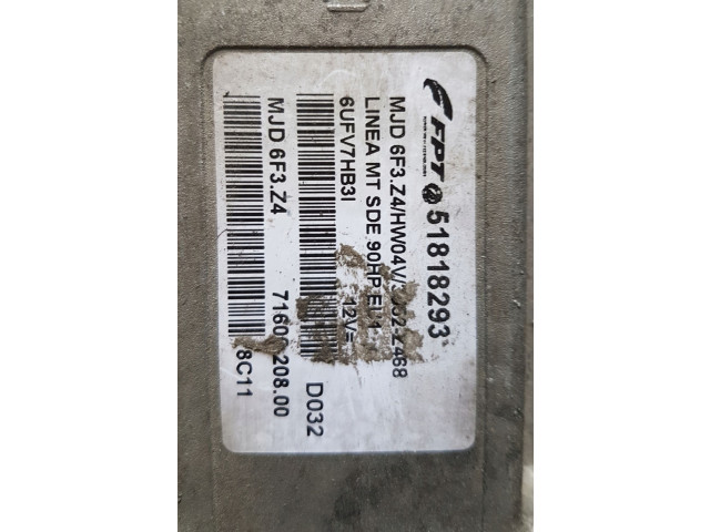 Řídící jednotka 51818293 Citroen Berlingo 2007