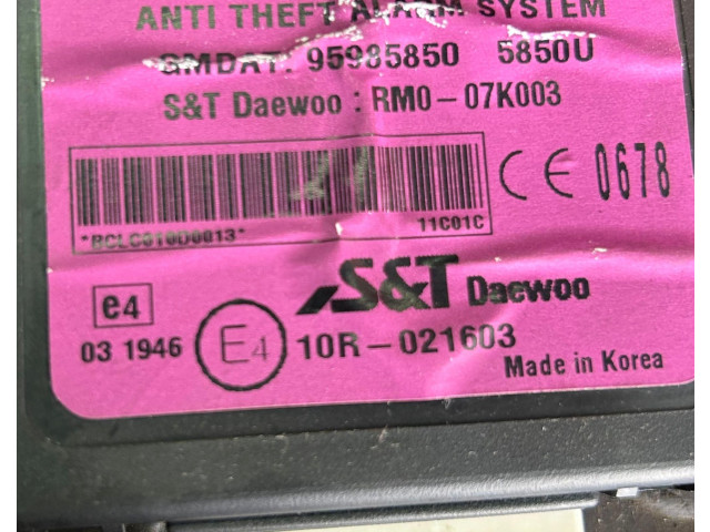 Комплект блоков управления B12D1   Chevrolet Spark