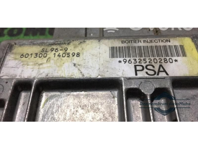 Блок управления двигателем Блок управления 9632520280   Peugeot 306