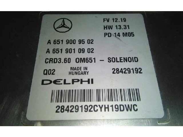 Řídící jednotka A6519009502, A6519009502 Mercedes-Benz GLA W156 2014