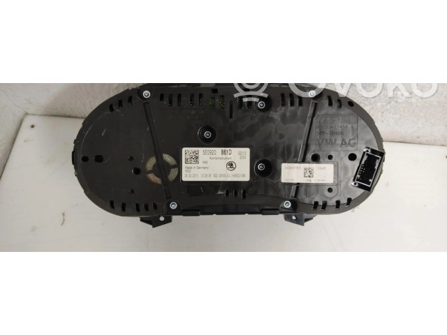 Панель приборов 5E0920861D, 5E0920861D   Skoda Octavia Mk3 (5E)       
