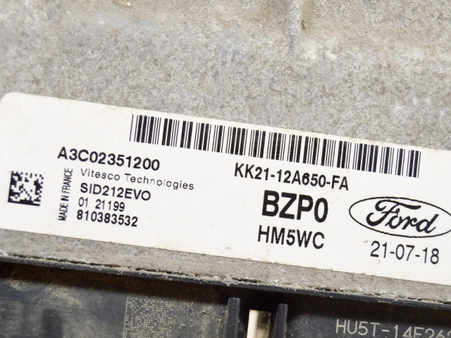 Блок управления двигателя KK2112A650FA, A3C02351200   Ford Transit Custom