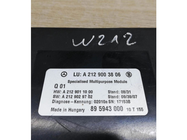 Блок комфорта A2129003806, 895943000   Mercedes-Benz E W212   