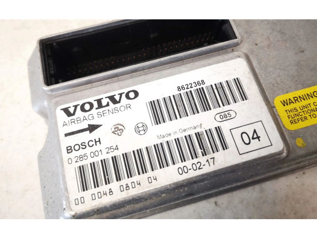 Блок подушек безопасности 8622368, 0285001254   Volvo V70