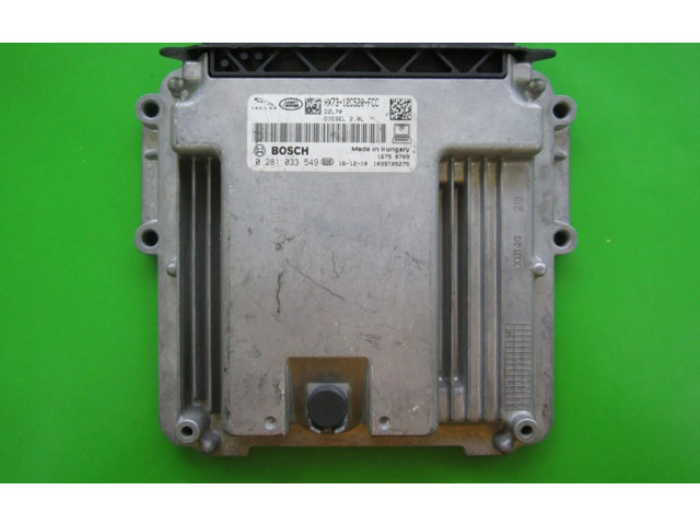 Блок управления двигателем Блок управления HX73-12C520-FCC, 0281033549 Jaguar XF X260