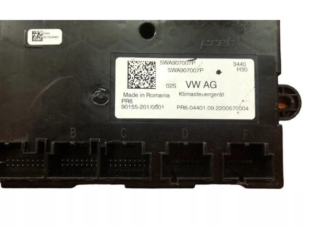 Блок управления климат-контролем 5WA907007P, 5WA907007P Volkswagen Golf VII