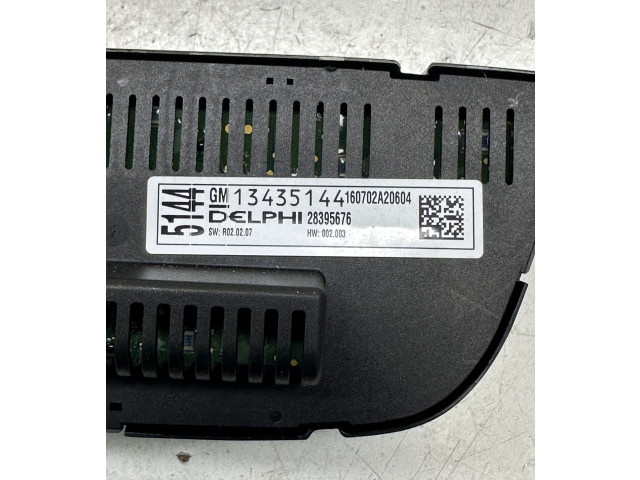 Блок управления климат-контролем 13435144, 28395676 Opel Meriva B