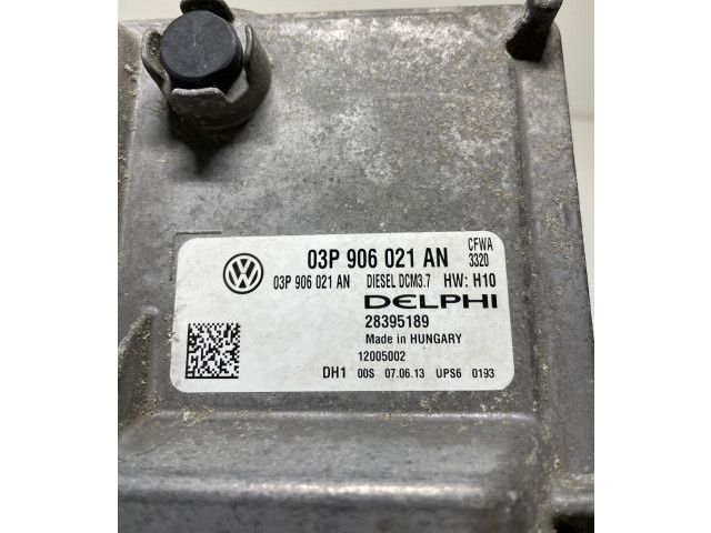 Блок управления двигателя 03P906021AN, 28395189 Skoda Fabia Mk2 (5J)