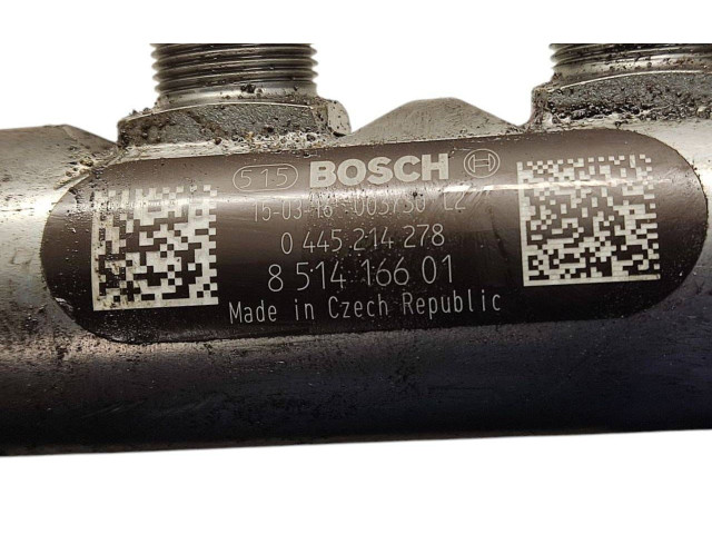 Топливная рампа 8514166, 0445214278 Mini Cooper Countryman R60 для двигателя N47C20A