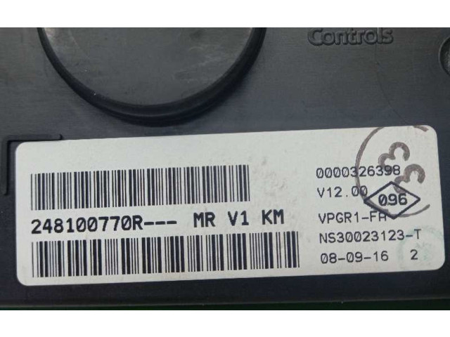 Панель приборов 248101691R, 248100770R Dacia Lodgy