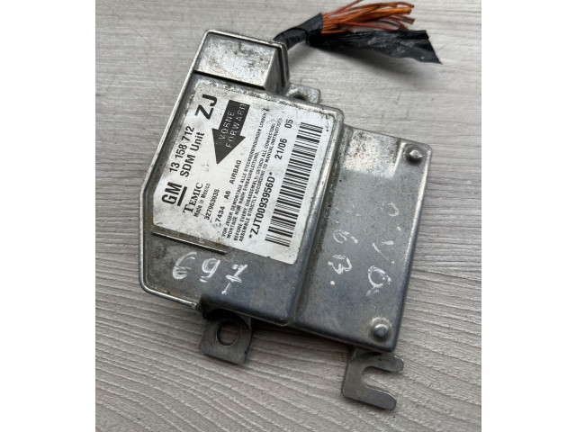Блок подушек безопасности 13158712, ZJT0093956D   Opel Meriva A