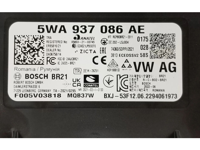 Блок управления 5WA937086AE   Volkswagen Golf VIII