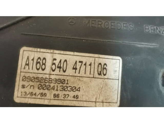 Панель приборов A1685404711, 0004130304   Mercedes-Benz A W168       
