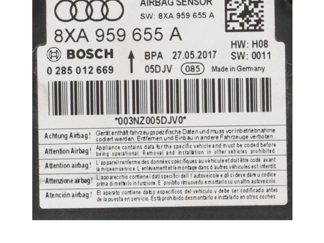 Блок подушек безопасности 8XA959655A   Audi A1